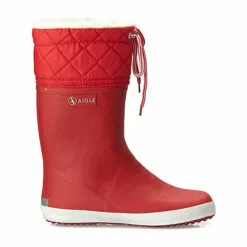 Aigle Regenstiefel Giboulee Rouge/blanc - Rot