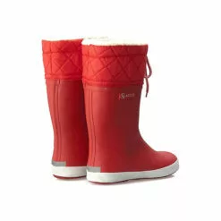 Aigle Regenstiefel Giboulee Rouge/blanc - Rot -Winterschuhe Verkaufs-Shop 13157517 03