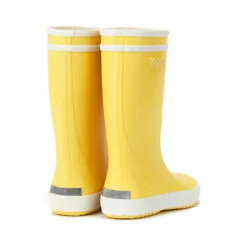 Aigle Regenstiefel Lolly-Pop Jaune/blanc - Gelb -Winterschuhe Verkaufs-Shop 13157522 03
