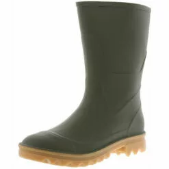 Damen Herren Gummistiefel Regenstiefel Wasserdicht Olivgrün - Grün