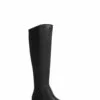 Jones Bootmaker Damen Brescia Kniehohe Lederstiefel, Schwarz