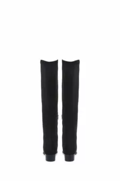 Jones Bootmaker Damen Brescia Kniehohe Lederstiefel, Schwarz -Winterschuhe Verkaufs-Shop 158821s3