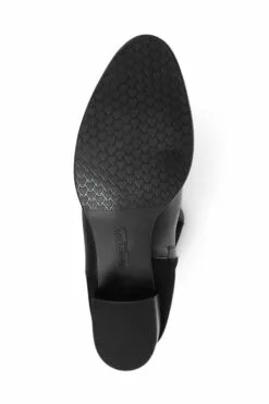 Jones Bootmaker Damen Brescia Kniehohe Lederstiefel, Schwarz -Winterschuhe Verkaufs-Shop 158821s5