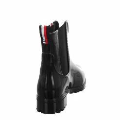 Tom Tailor Damen Gummistiefel Schuhe Regenstiefel Regen Freizeit Synthetik Uni Gummistiefel - Schwarz -Winterschuhe Verkaufs-Shop 27004741 04