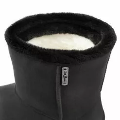 Stiefel In Echtleder-Optik - Wasserdichter Regenstiefel Mit Innenfutter Anthrazit -Winterschuhe Verkaufs-Shop 28908754 03