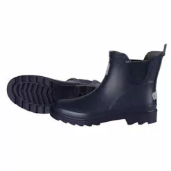 Gummistiefellette Unifarben - Regenstiefel Halbhoch Mit Anziehhilfe Royal