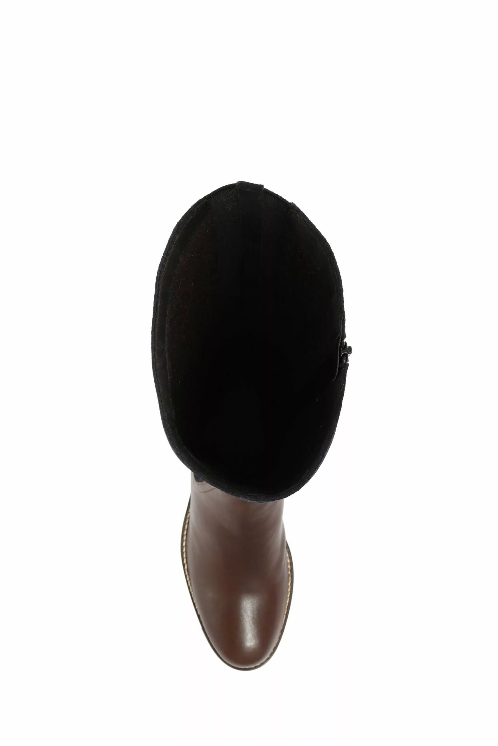 Jones Bootmaker Kniehohe Lederstiefel, Blau 4 Jones Bootmaker Kniehohe Lederstiefel, Blau – Bild 4