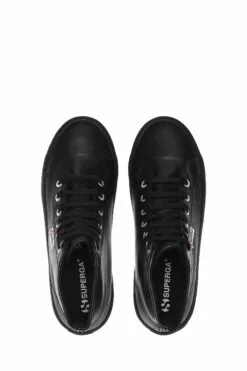 Superga 2341 Alpina Nappa Lederstiefel, Schwarz -Winterschuhe Verkaufs-Shop A42891s4