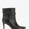 Mint Velvet Sammy Lederstiefel, Schwarz