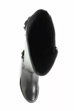 Jones Bootmaker Carrara Wadenhohe Lederstiefel In Schmaler Passform, Schwarz -Winterschuhe Verkaufs-Shop D26049s4