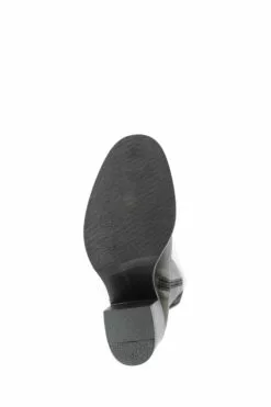 Jones Bootmaker Cesena Kniehohe Lederstiefel, Schwarz -Winterschuhe Verkaufs-Shop D26061s5