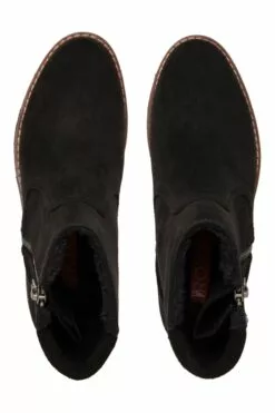 Roxy Jovie Lederstiefel Mit Fellimitat, Schwarz -Winterschuhe Verkaufs-Shop D50092s4