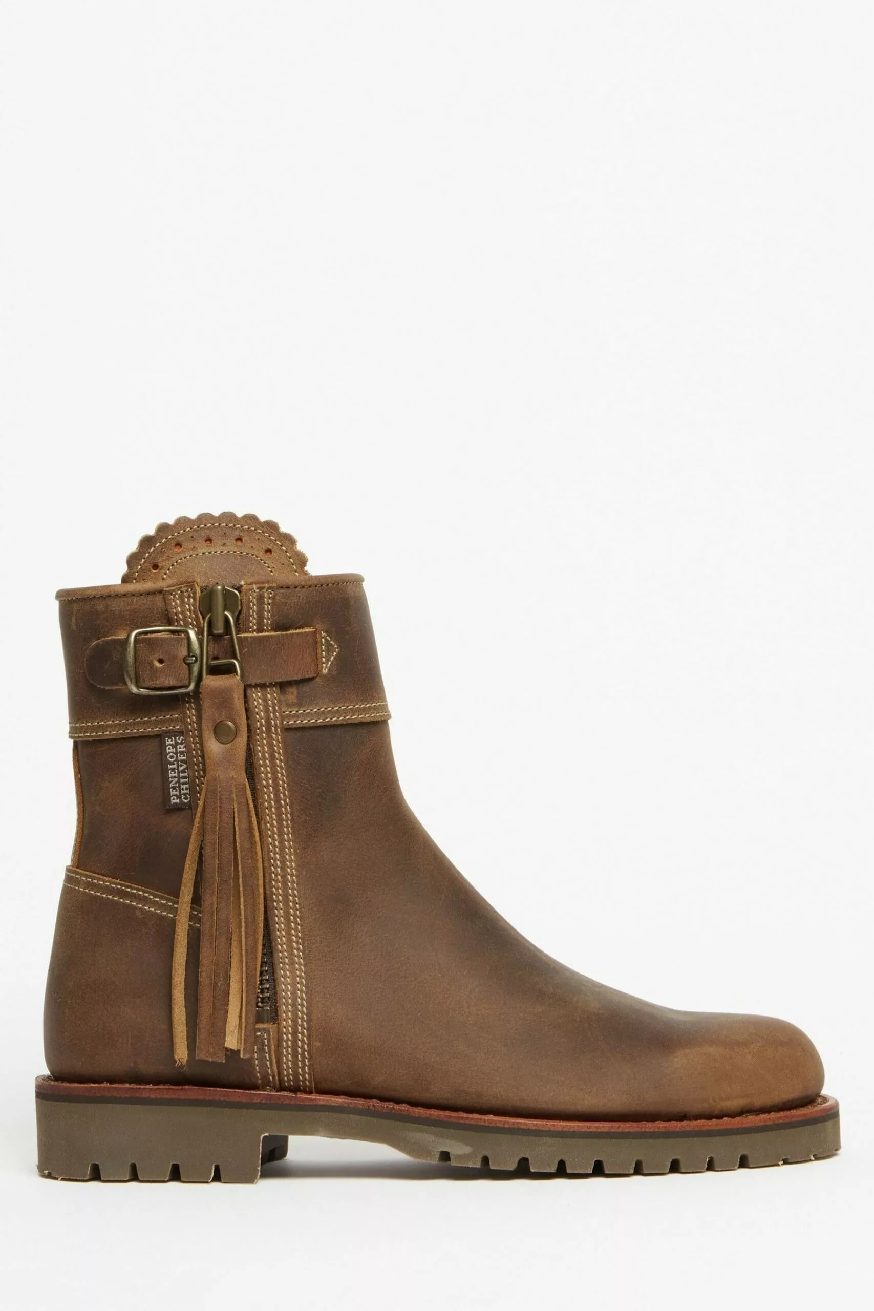 Penelope Chilvers Kurze Lederstiefel Mit Quastendetail 1 Penelope Chilvers Kurze Lederstiefel Mit Quastendetail