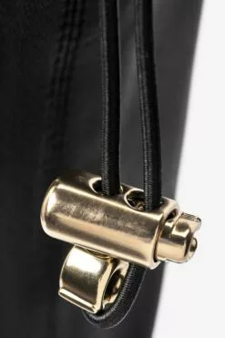 Coach Jolie Hohe Lederstiefel, Schwarz -Winterschuhe Verkaufs-Shop T11362s4