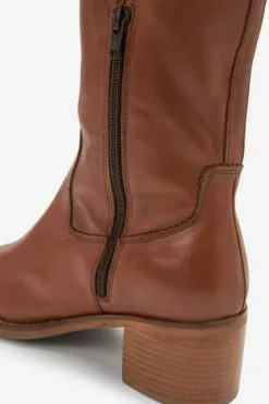 Next Forever Comfort Kniehoher Lederstiefel Mit Blockabsatz -Winterschuhe Verkaufs-Shop T80158s6