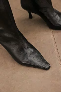 Next Signature Pull-on-Lederstiefel Mit Geformter Zehenpartie -Winterschuhe Verkaufs-Shop U15 618s4